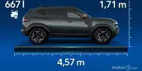 Bild zum Inhalt: Dacia Bigster (2024): Die Abmessungen des großen rumänischen SUVs