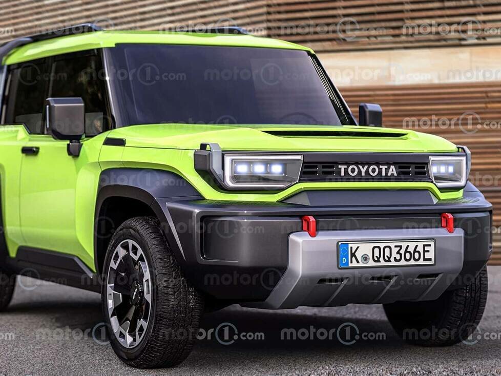 Toyota Mini Land Cruiser im Rendering von Motor1.com