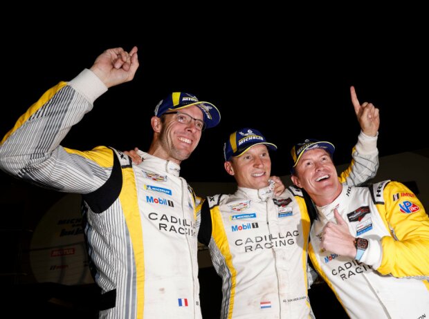 Petit-Le-Mans-Sieger 2024: Sebastien Bourdais, Renger van der Zande, Scott Dixon Petit-Le-Mans-Sieger 2024: Sebastien Bourdais, Renger van der Zande, Scott Dixon