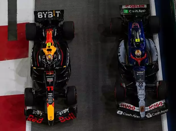 Titel-Bild zur News: Sergio Perez hat den Platz bei Red Bull, den Yuki Tsunoda gerne haben will