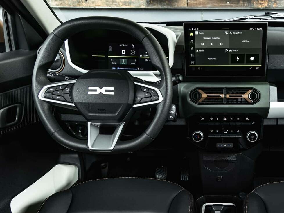 Innenraum des Dacia Spring