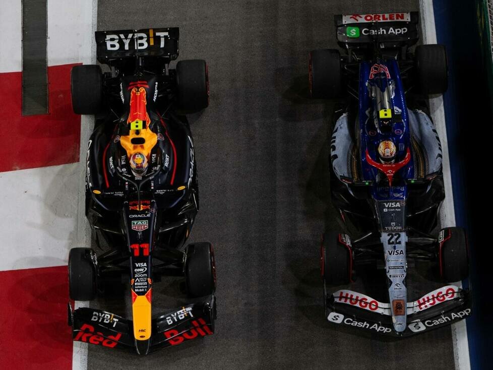 Sergio Perez, Yuki Tsunoda, Lando Norris