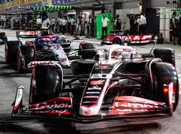 Enger Kampf um P6: In der WM will Haas noch vorbeiziehen an den Racing Bulls