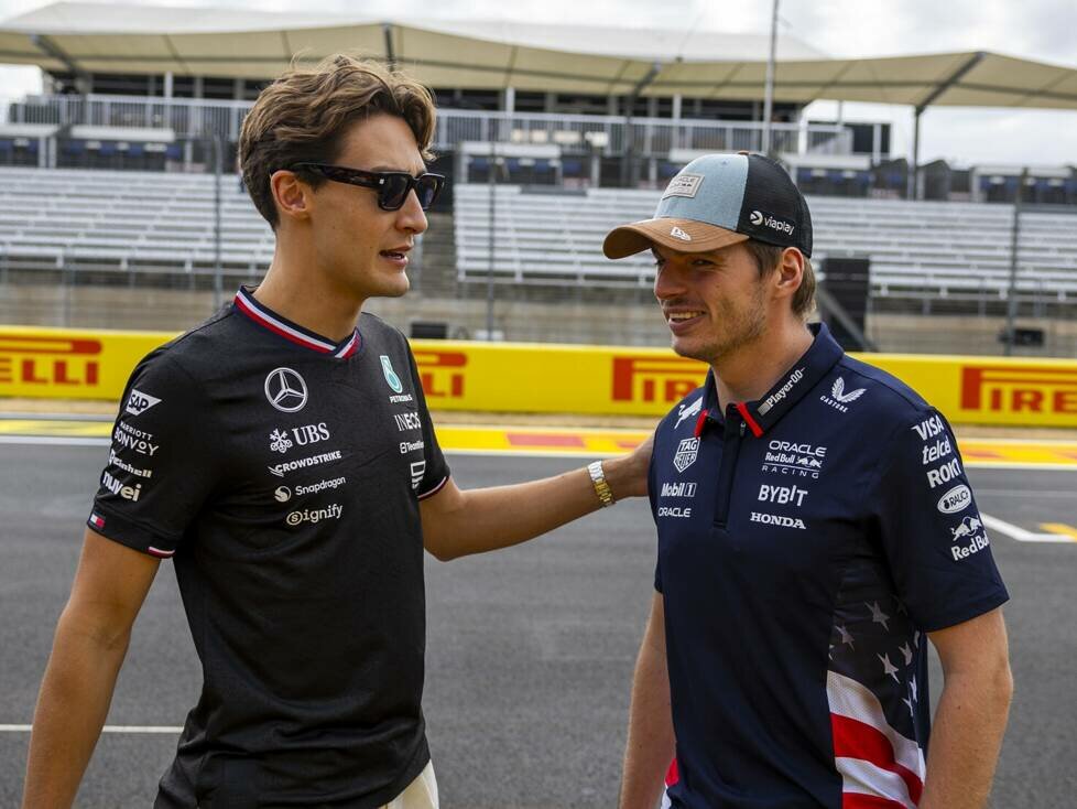 George Russell, Max Verstappen