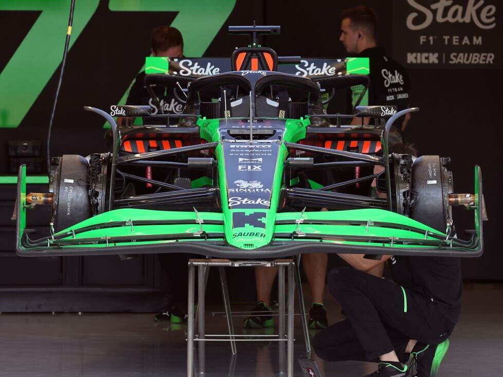 Sauber C44 von Valtteri Bottas in der Box in Austin