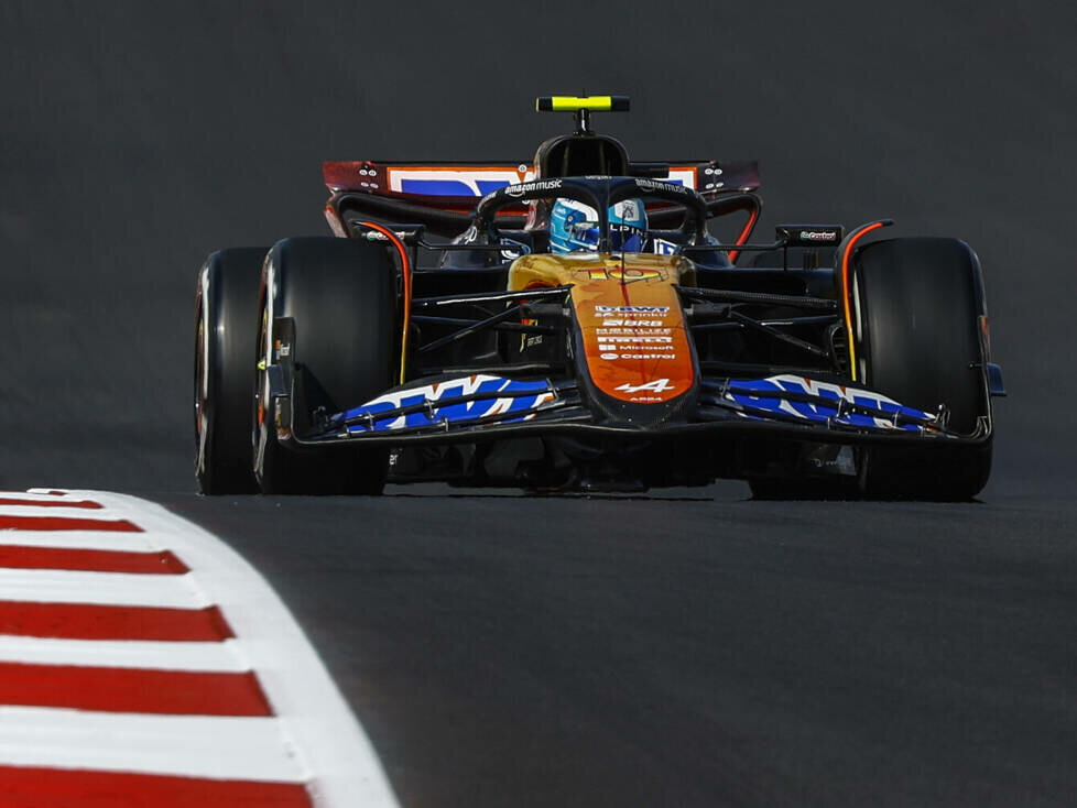 Pierre Gasly (Alpine A524) beim Formel-1-Rennen in Austin 2024