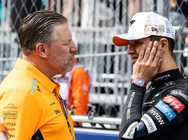 Zak Brown, Lando Norris Titel-Bild zur News: Zak Brown, Lando Norris
