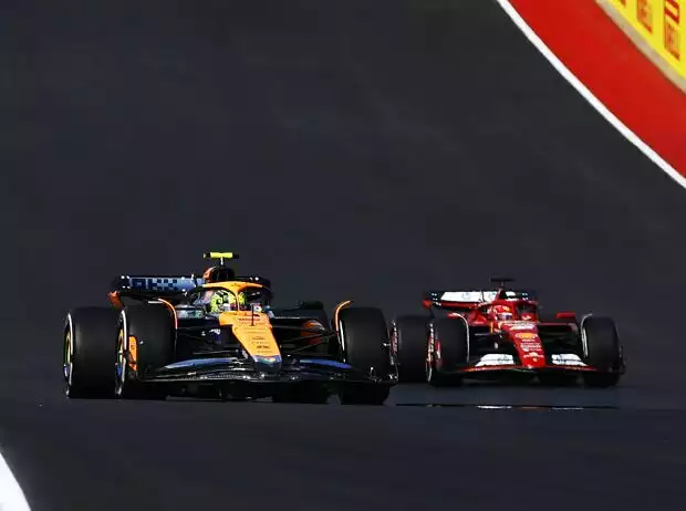 Lando Norris, Charles Leclerc, Yuki Tsunoda Titel-Bild zur News: Lando Norris, Charles Leclerc, Yuki Tsunoda