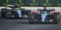 George Russell hatte die Nase am Ende deutlich vor Lewis Hamilton