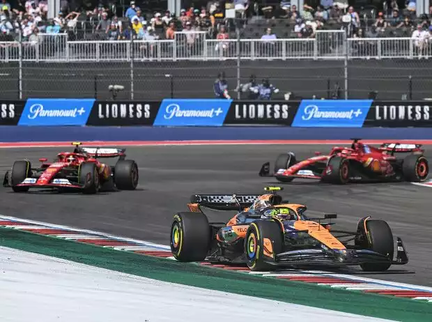 Lando Norris, Carlos Sainz, Charles Leclerc Titel-Bild zur News: Lando Norris, Carlos Sainz, Charles Leclerc