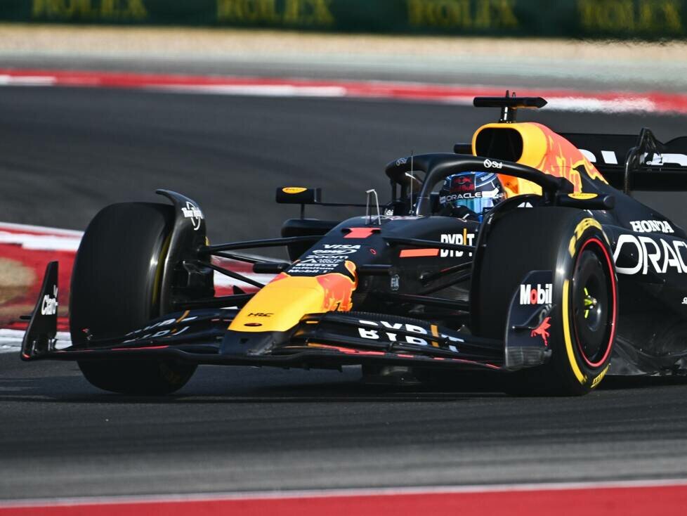 Max Verstappen im Red Bull RB20 beim Rennwochenende in Austin 2024