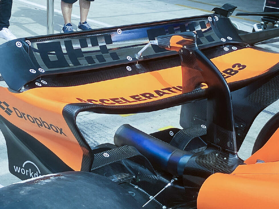 Heckflügel von McLaren