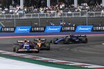 Yuki Tsunoda (Racing Bulls), Oscar Piastri (McLaren) und Franco Colapinto (Williams) 