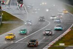 Rennstart im Regen