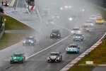 Rennstart im Regen