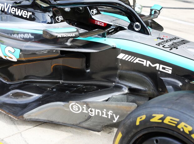 Mercedes-Detail beim Formel-1-Rennen in Austin 2024 Mercedes-Detail beim Formel-1-Rennen in Austin 2024