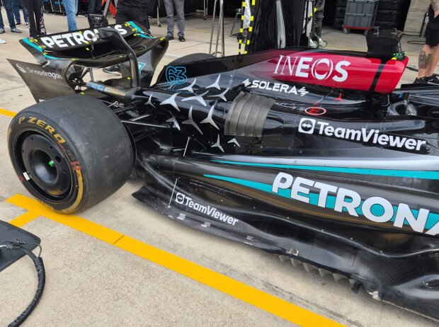 Mercedes-Detail beim Formel-1-Rennen in Austin 2024 Mercedes-Detail beim Formel-1-Rennen in Austin 2024