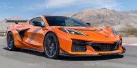 Chevrolet Corvette Zora (2025) im Rendering von Motor1.com