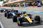 Lando Norris (McLaren), Franco Colapinto (Williams) und Carlos Sainz (Ferrari) 