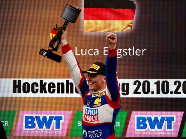 Luca Engstler jubelt über den zweiten Karriereerfolg in der DTM Luca Engstler jubelt über den zweiten Karriereerfolg in der DTM