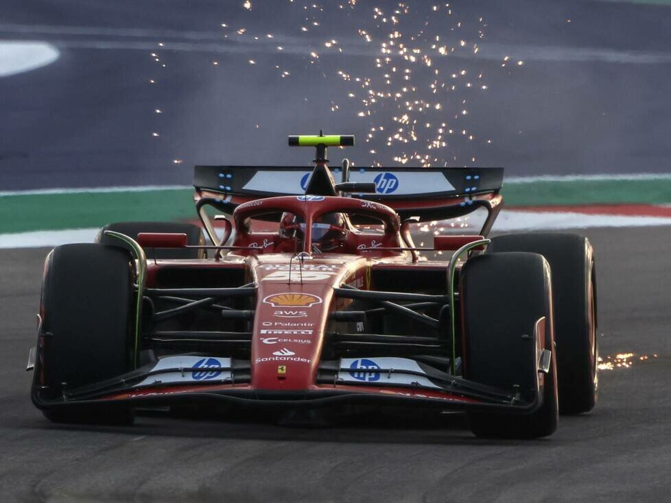 Carlos Sainz im Ferrari SF-24 beim Formel-1-Rennen in Austin 2024