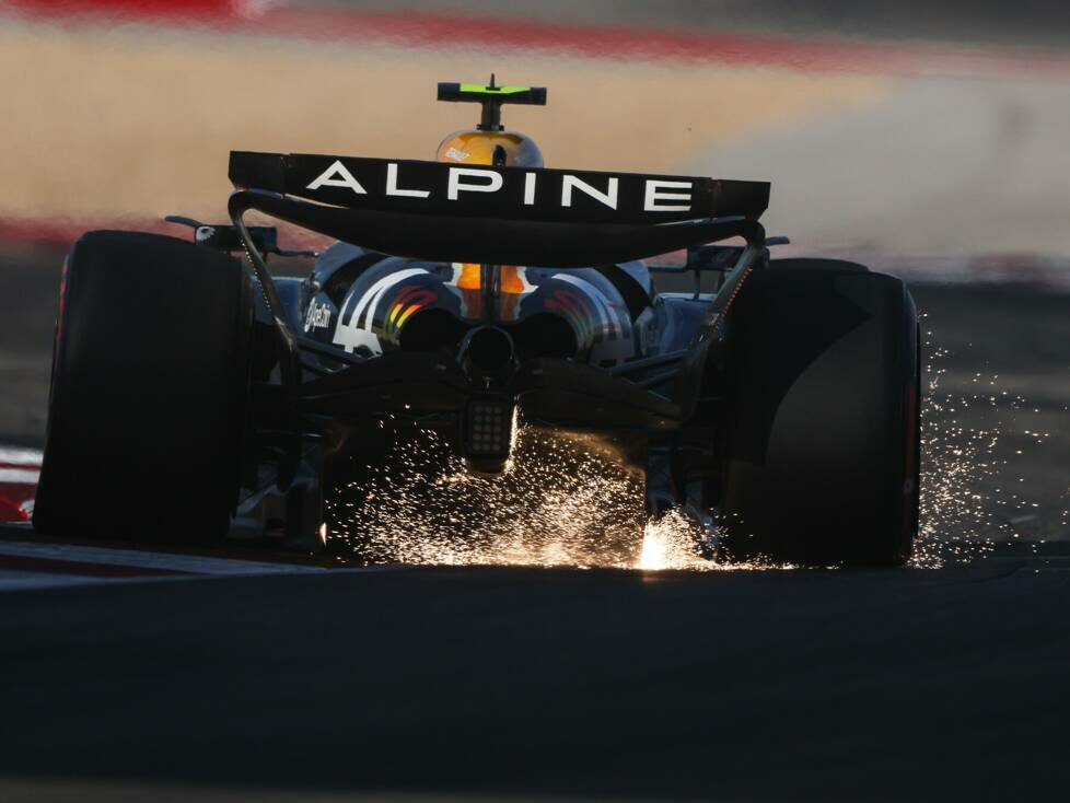 Pierre Gasly im Alpine A524, der von einem Renault-Motor angetrieben wird