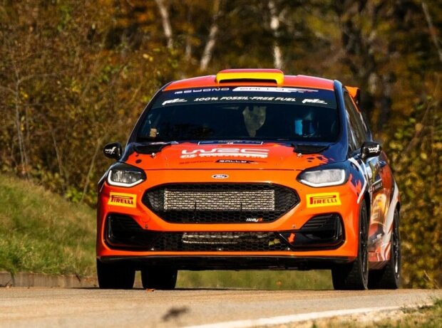 Claire Schönborn in ihrem Ford Fiesta Rally3 Claire Schönborn in ihrem Ford Fiesta Rally3