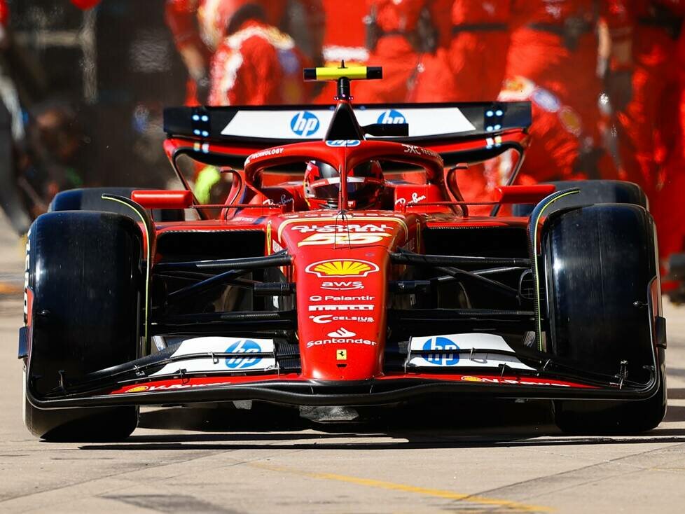 Carlos Sainz im Ferrari SF-24 beim USA-Grand-Prix 2024 in Austin