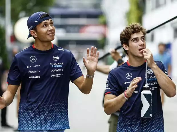 Alexander Albon, Franco Colapinto Titel-Bild zur News: Alexander Albon, Franco Colapinto
