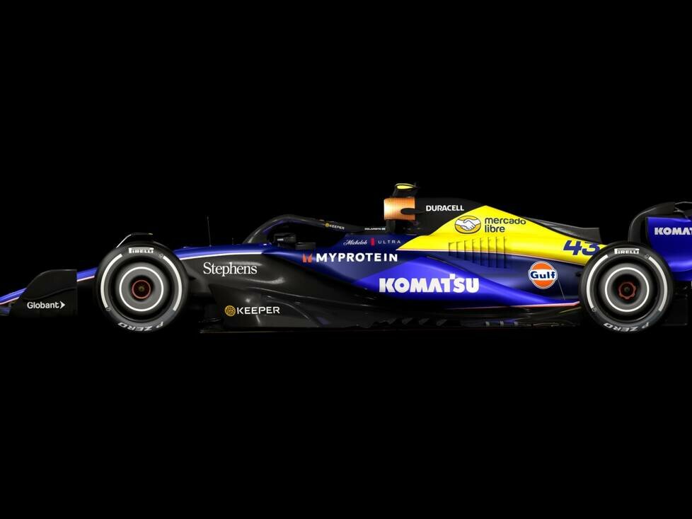 Williams-Sonderlackierung für Mexiko und Brasilien