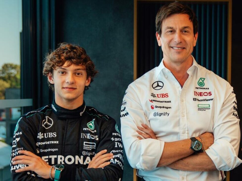 Andrea Kimi Antonelli, Toto Wolff