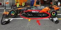 McLaren MCL38 mit Mexiko-Update am Unterboden