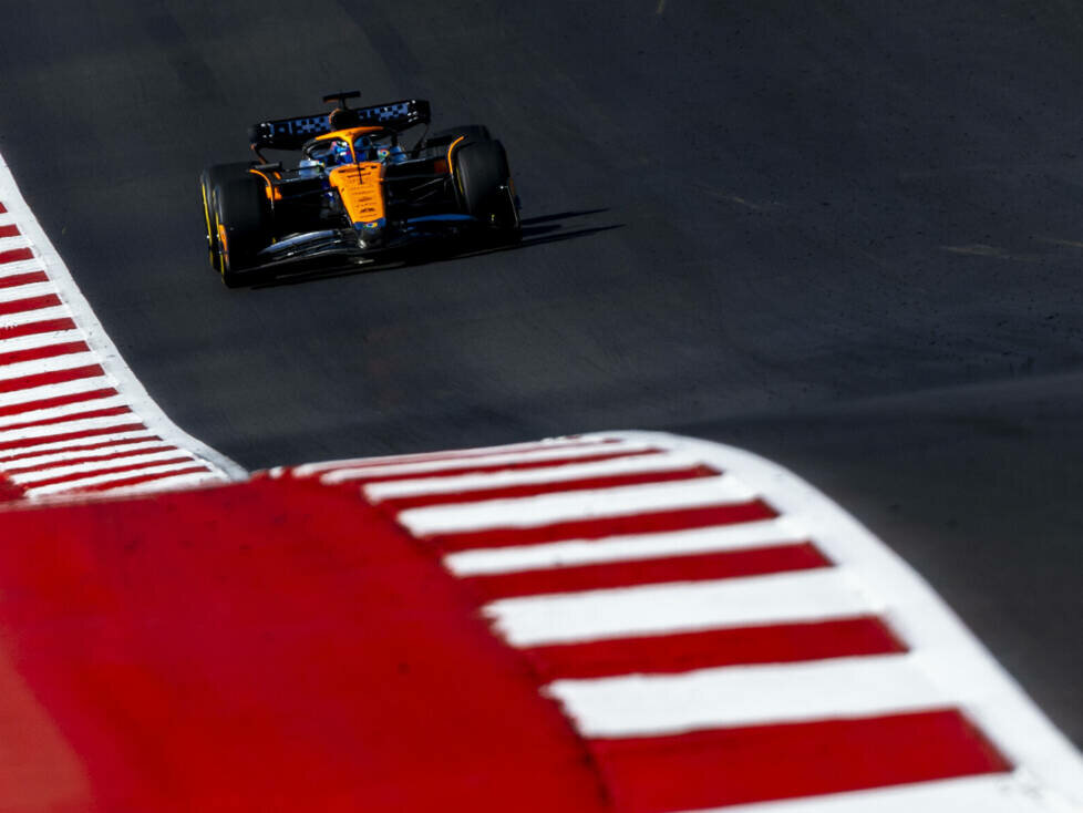 Oscar Piastri (McLaren MCL38) beim Formel-1-Rennen in Austin 2024