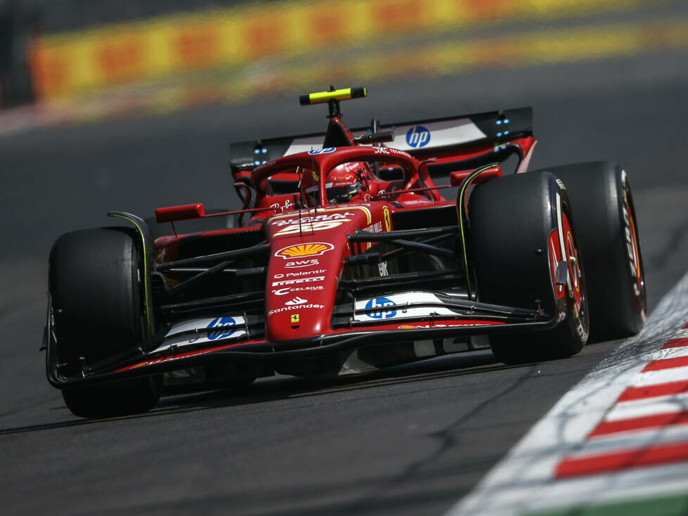 Carlos Sainz (Ferrari SF-24) beim Formel-1-Rennen in Mexiko 2024