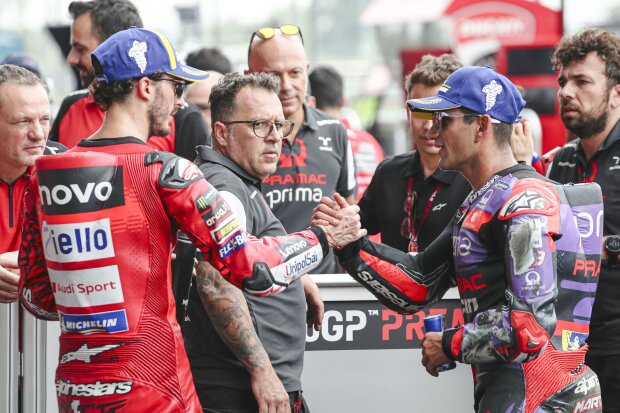 Francesco Bagnaia Jorge Martin Ducati Ducati Superbike ~Francesco Bagnaia (Ducati) und Jorge Martin (Pramac) ~ Francesco Bagnaia Jorge Martin Ducati Ducati Superbike ~Francesco Bagnaia (Ducati) und Jorge Martin (Pramac) ~