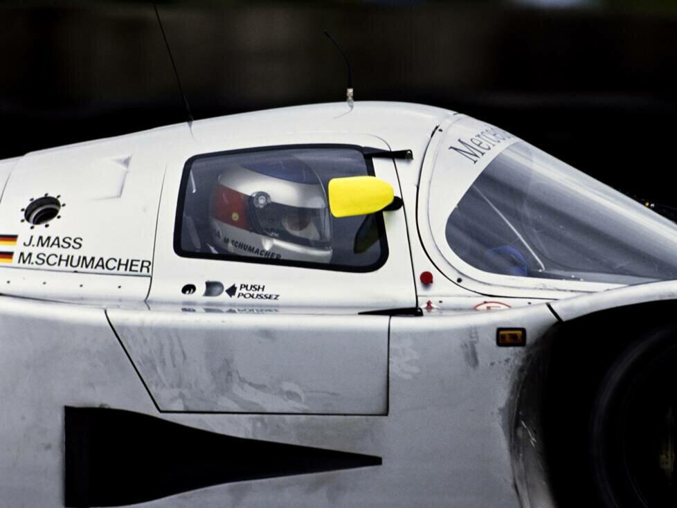 Michael Schumacher im Gruppe-C-Mercedes des Sauber-Teams