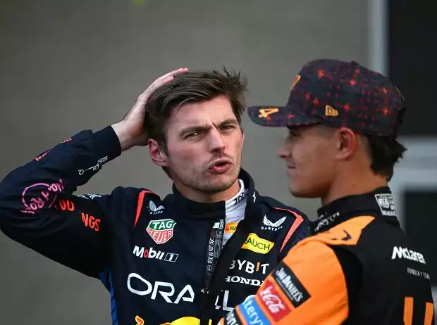Max Verstappen, Lando Norris Titel-Bild zur News: Max Verstappen, Lando Norris