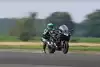 Bild zum Inhalt: Neuer Weltrekord für hinter einem Motorrad hergezogen werden
