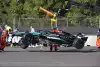 Bild zum Inhalt: Toto Wolff widerspricht Russell: Crashs bringen Mercedes in Budgetbedrängnis