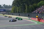 Guanyu Zhou (Sauber), Franco Colapinto (Williams) und Valtteri Bottas (Sauber) 