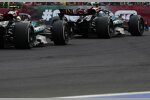 Lewis Hamilton (Mercedes) und George Russell (Mercedes) 