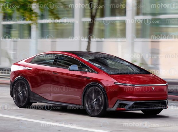Tesla Model 2 als Rendering Tesla Model 2 als Rendering