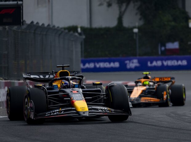 Max Verstappen konnte sich am Sonntag nicht lange vor Lando Norris halten Max Verstappen konnte sich am Sonntag nicht lange vor Lando Norris halten