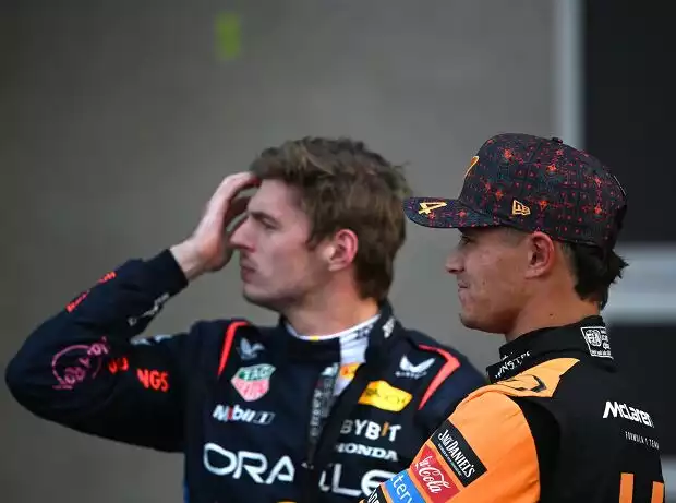 Max Verstappen, Lando Norris Titel-Bild zur News: Max Verstappen, Lando Norris
