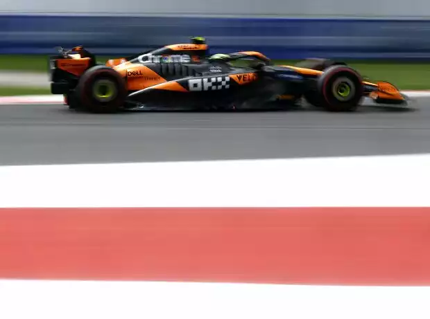 Lando Norris (McLaren MCL38) beim Formel-1-Rennen in Mexiko 2024 Titel-Bild zur News: Lando Norris (McLaren MCL38) beim Formel-1-Rennen in Mexiko 2024