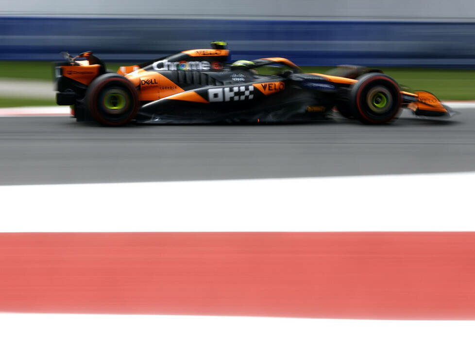 Lando Norris (McLaren MCL38) beim Formel-1-Rennen in Mexiko 2024