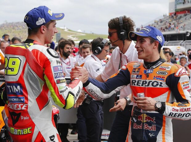 Marc Marquez, Andrea Iannone Marc Marquez, Andrea Iannone