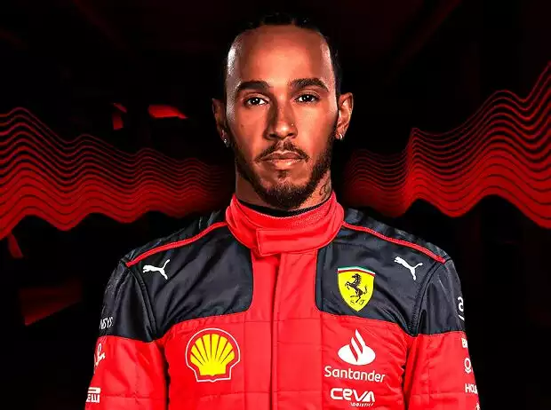 Lewis Hamilton im Ferrari-Overall (Fotomontage) Titel-Bild zur News: Lewis Hamilton im Ferrari-Overall (Fotomontage)