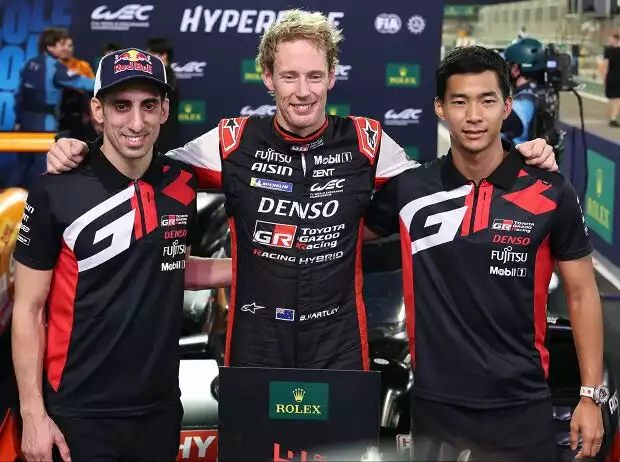 Sebastien Buemi, Brendon Hartley und Ryo Hirakawa Titel-Bild zur News: Sebastien Buemi, Brendon Hartley und Ryo Hirakawa