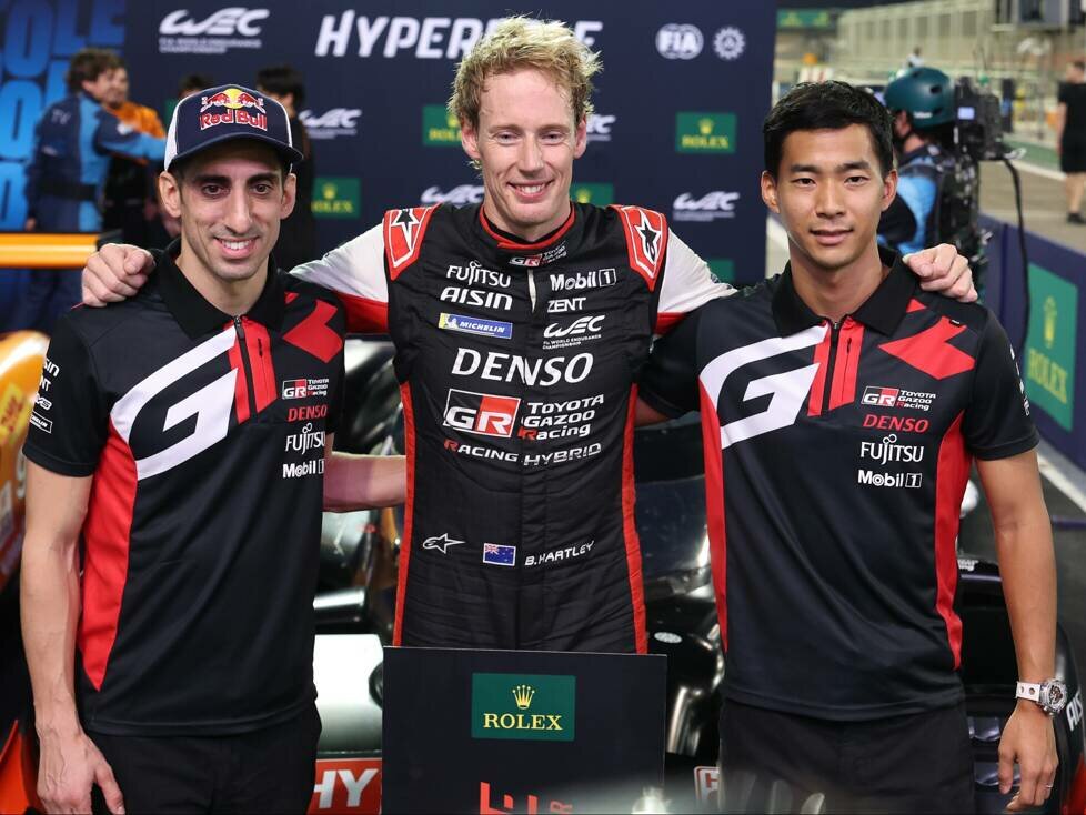 Sebastien Buemi, Brendon Hartley und Ryo Hirakawa